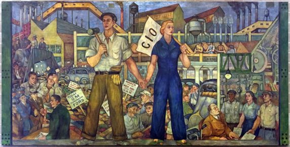 Local 174 Mural, "Untitled" 1937